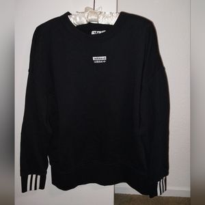 Adidas originals vocal black crewneck sweatshirt women's small